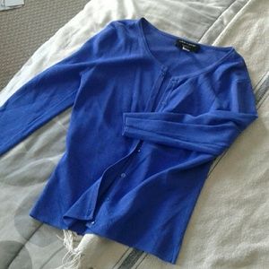 Blue cardigan